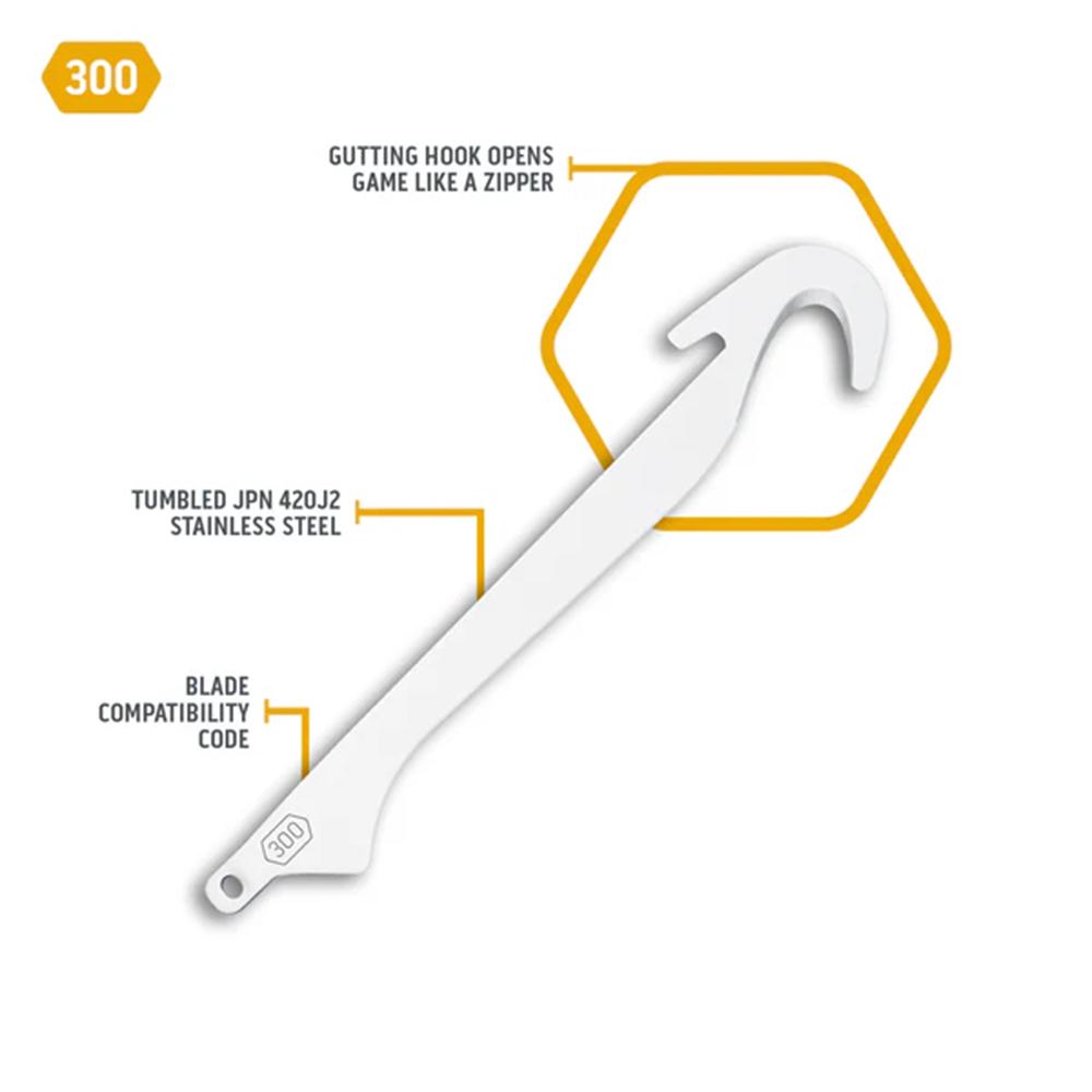 Outdoor Edge 3.0'' Gutting Blade Pack 4/ct Picture of Outdoor Edge Outdoor Edge 3.0'' Gutting Blade Pack Stainless 4 Blades