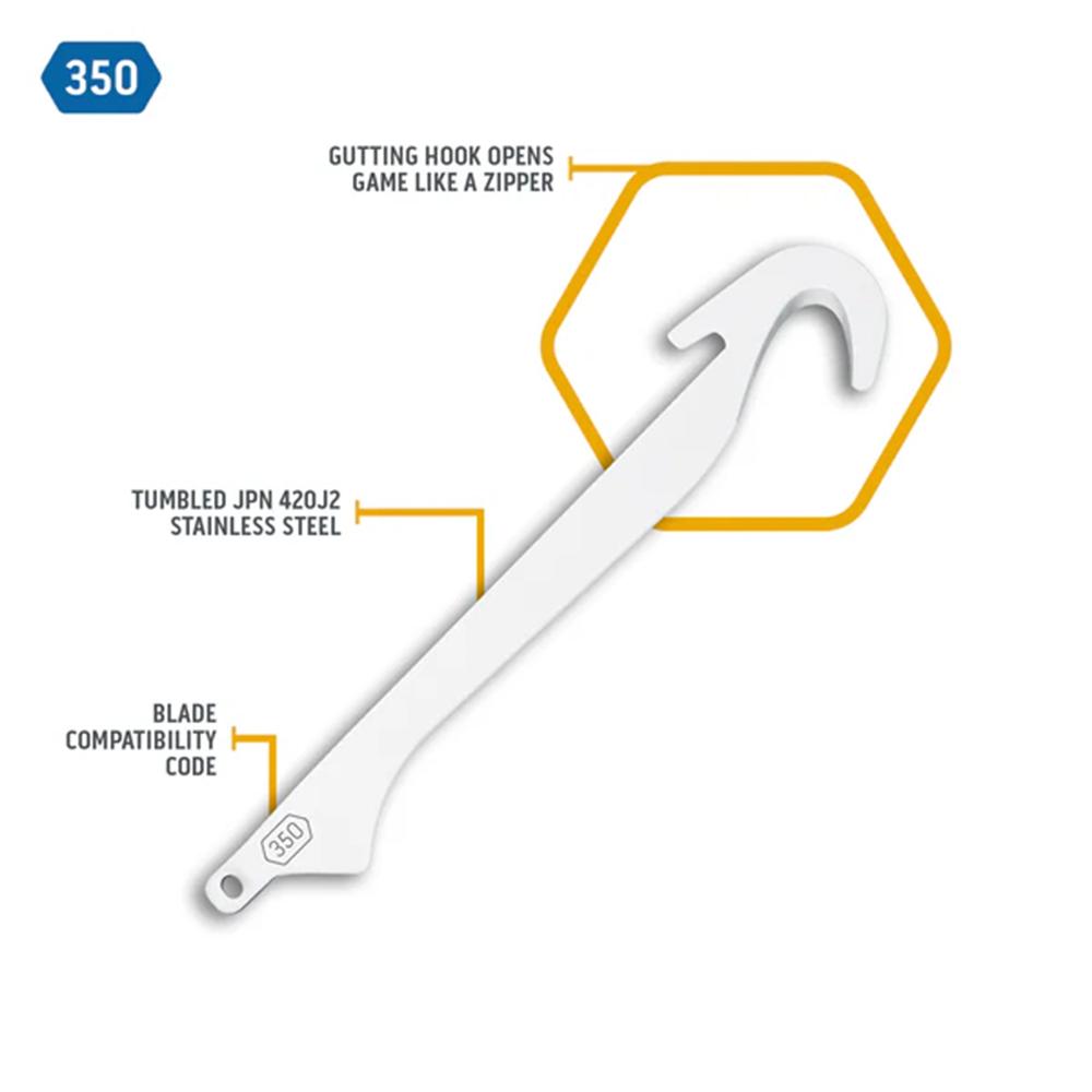 Outdoor Edge 3.5'' Gutting Blade Pack 4/ct Picture of Outdoor Edge Outdoor Edge 3.5'' Gutting Blade Pack Stainless 4 Blades