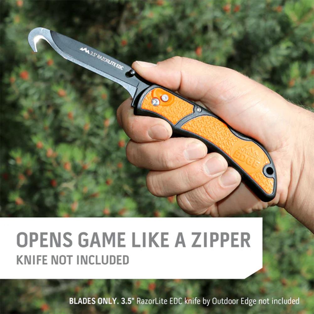 Outdoor Edge 3.5'' Gutting Blade Pack 4/ct Picture of Outdoor Edge Outdoor Edge 3.5'' Gutting Blade Pack Stainless 4 Blades