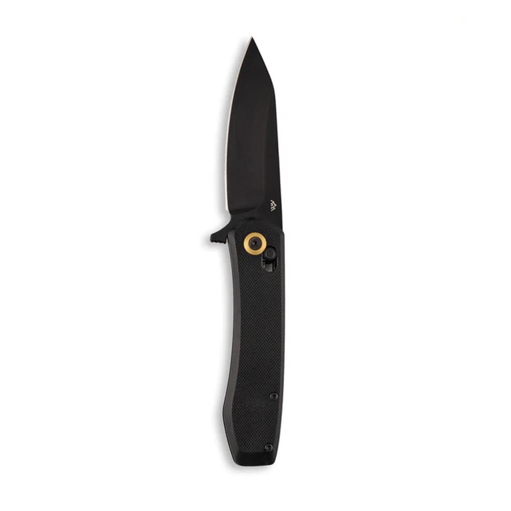 Outdoor Edge Sentinel Folding Knife 3-1/8" Blade Black Picture of Outdoor Edge Outdoor Edge Sentinel Knife Black G10 Black 8Cr Blade Cross Bar Lock