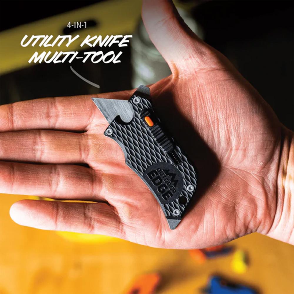 Outdoor Edge Slidewinder 4-in-1 Retracting Utility Knife Blue Picture of Outdoor Edge Outdoor Edge Slidewinder Utility Knife Blue