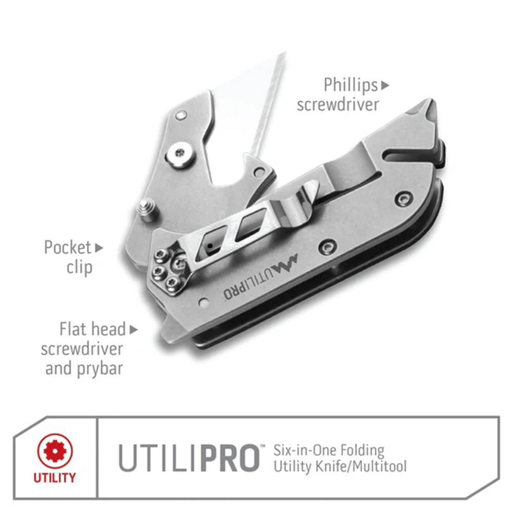 Outdoor Edge UtiliPro Folding Utility Knife & Multi Tool Orange Picture of Outdoor Edge Outdoor Edge Utilipro Utility Knife Orange