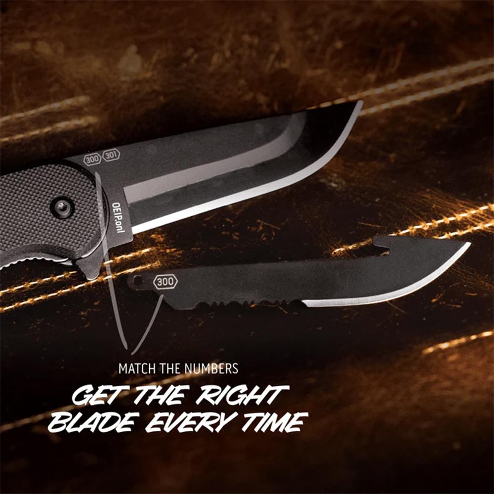 Outdoor Edge Razor VX2 Replaceable Blade Folding Knife 3" Drop Point Blade Black Picture of Outdoor Edge Outdoor Edge Razor VX2 Knife Blk G10 W/ Blk Drp Pnt Blk Hrdwr Sprng Assist