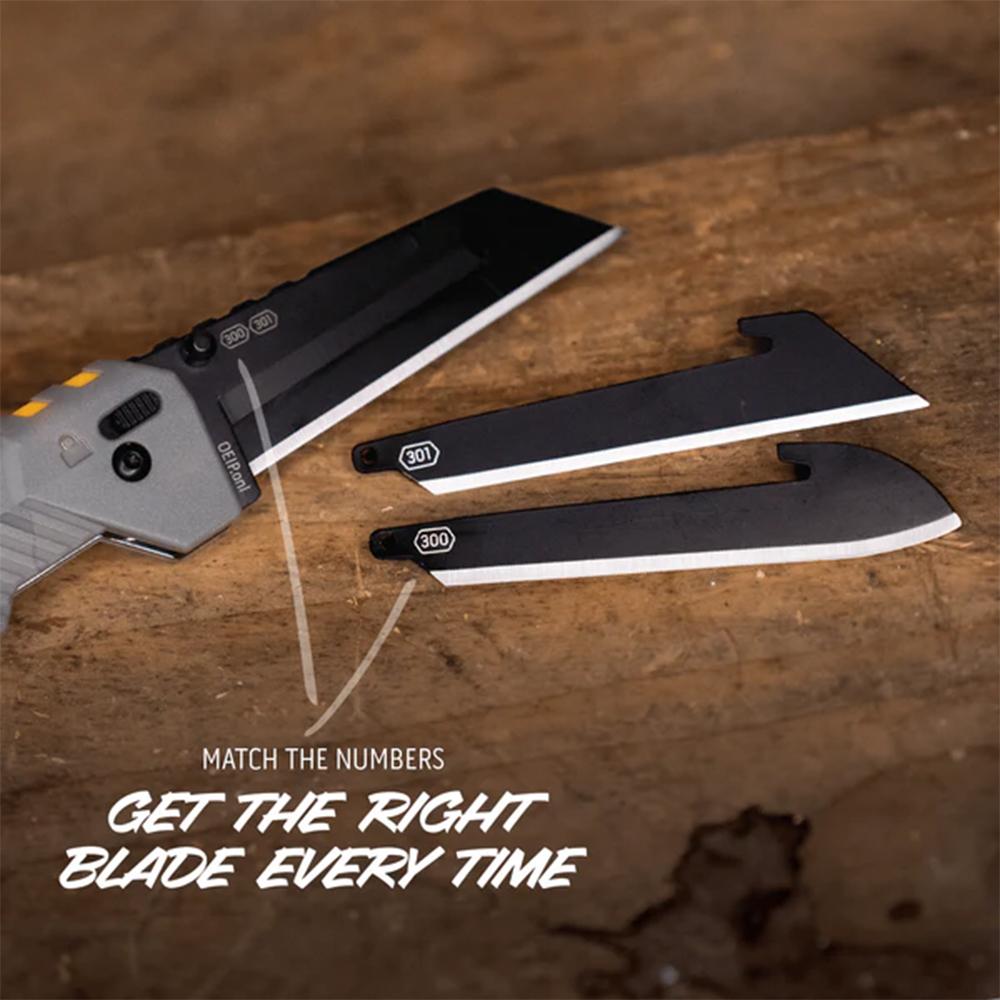 Outdoor Edge Razor XD2 Replaceable Blade 3" Utility Blade Grey Picture of Outdoor Edge Outdoor Edge Razor VD2 3.0'' Folding Knf Gry/ Ylw Accents W/ Blk Utlt Bld