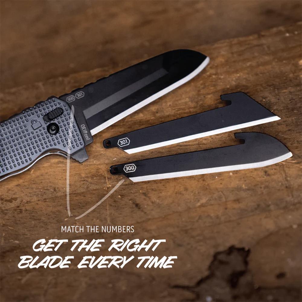 Outdoor Edge Razor XD3 Replaceable Blade Folding Knife 3" Blades Charcoal Picture of Outdoor Edge Outdoor Edge Razor VD3 3.0'' Folding Knife Charcoal Anodized Alum.