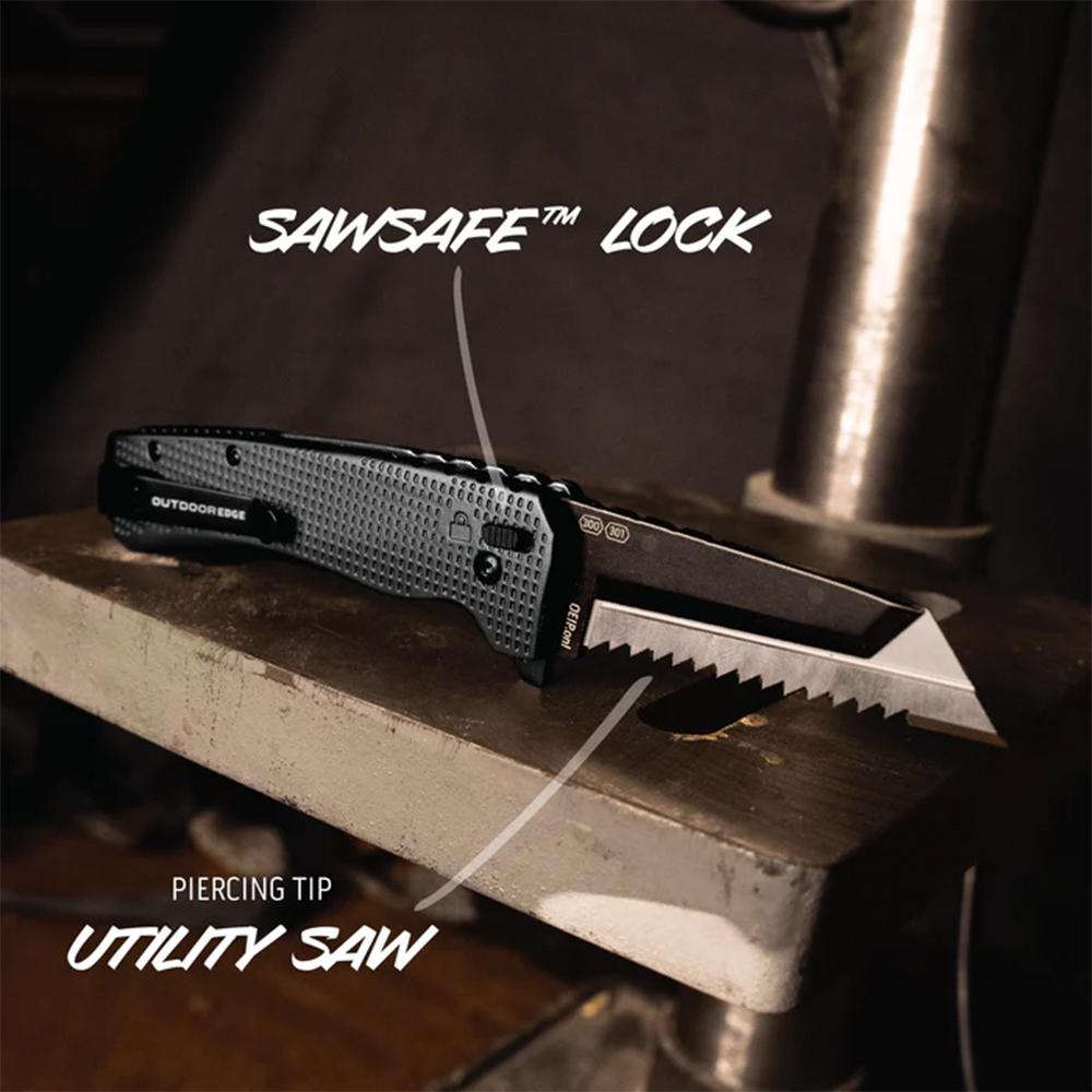 Outdoor Edge Razor XD3 Replaceable Blade Folding Knife 3" Blades Charcoal Picture of Outdoor Edge Outdoor Edge Razor VD3 3.0'' Folding Knife Charcoal Anodized Alum.