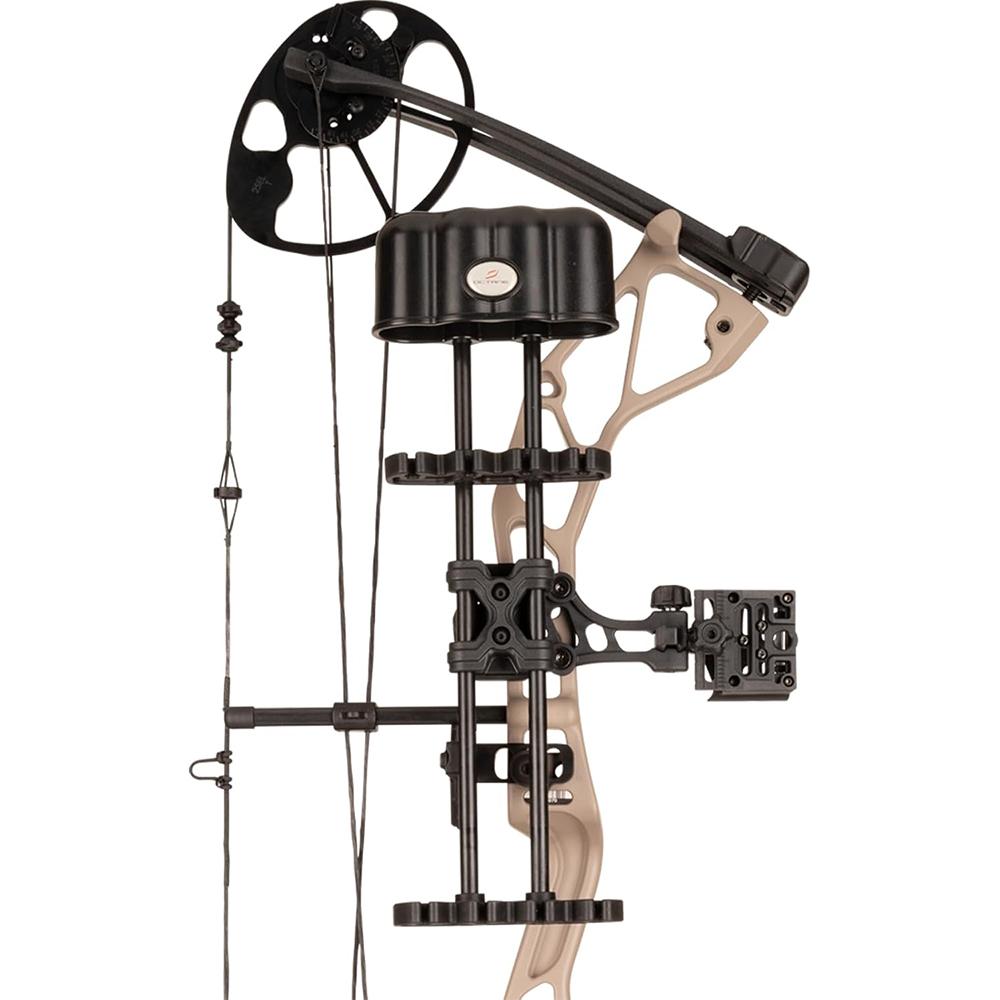 Diamond Archery Radian Compound Bow 305 fps 10-55 lbs RH Sandstone with Package Picture of Pure Archery Group Dimond Radian Compound Bow RH 10-55# Sandstone w/ pkg