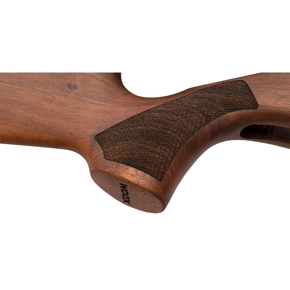 WOOX Elegant Hybrid Precision Rifle Stock Remington 700 SA High Grade Walnut Picture of Woox WOOX HYBRID Precision Stock Integrated MiniChassis HGW Remington 700 SA