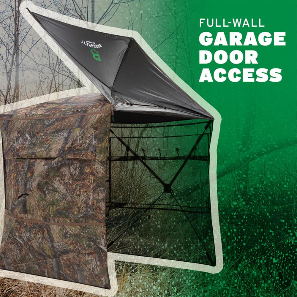Barronett Blinds Insight 350 Ground Blind Fence Line Camo Picture of Ardisam (River's Edge/ Barronett Blinds) ARDISAM INSIGHT 350 FENCELINE TIMBER BLIND