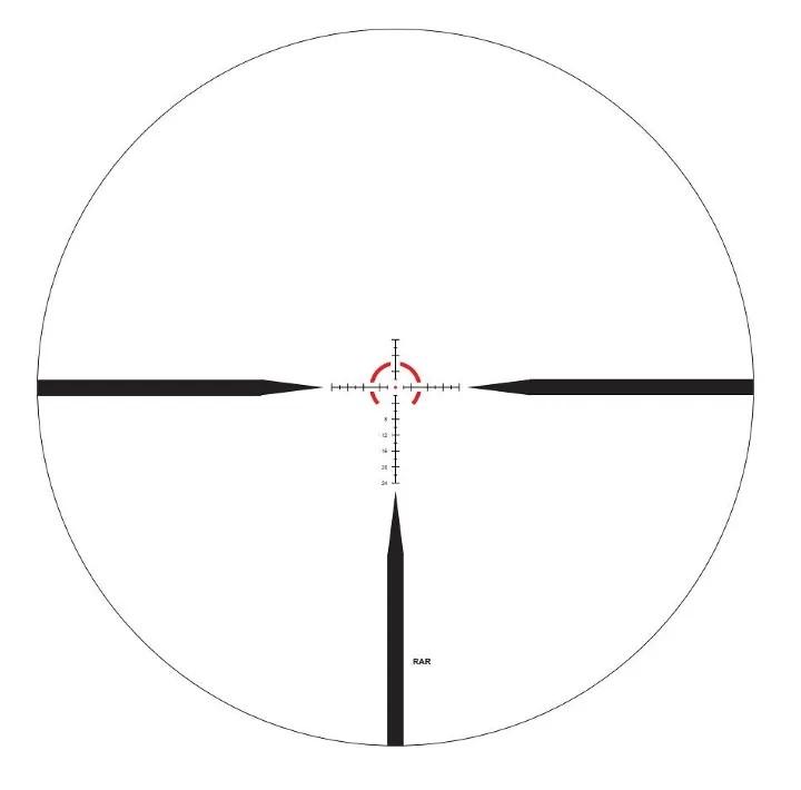 ZeroTech Vengeance  LPVO Rifle Scope 1-8x24mm 30mm SFP RAR MOA Black Picture of ZeroTech ZeroTech Vengeance Rifle Scope 1-8x24mm 30mm SFP RAR MOA Black