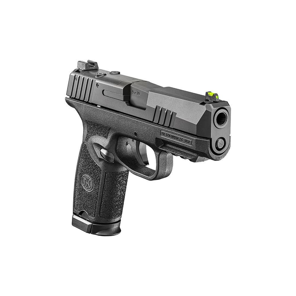 FN 309 MRD Handgun 9mm Luger 16(1) & 20(1)rd Magazines 3.8" Barrels Fiber Optic Front OR Black Manual Safety Picture of FN USA FN 309 9MM BLK/BLK 1x16+1x20 MS