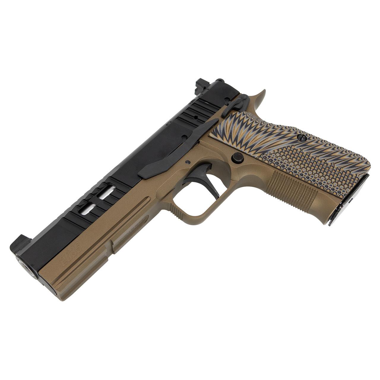 SDS Imports Inglis 2035 Handgun 9mm Luger 15rd Magazines(2) 4.7" Barrel Bronze & Black Cerakote Picture of SDS Arms Inglis 2035 9mm 2-15rd Mag Cerakote Bronze & Black