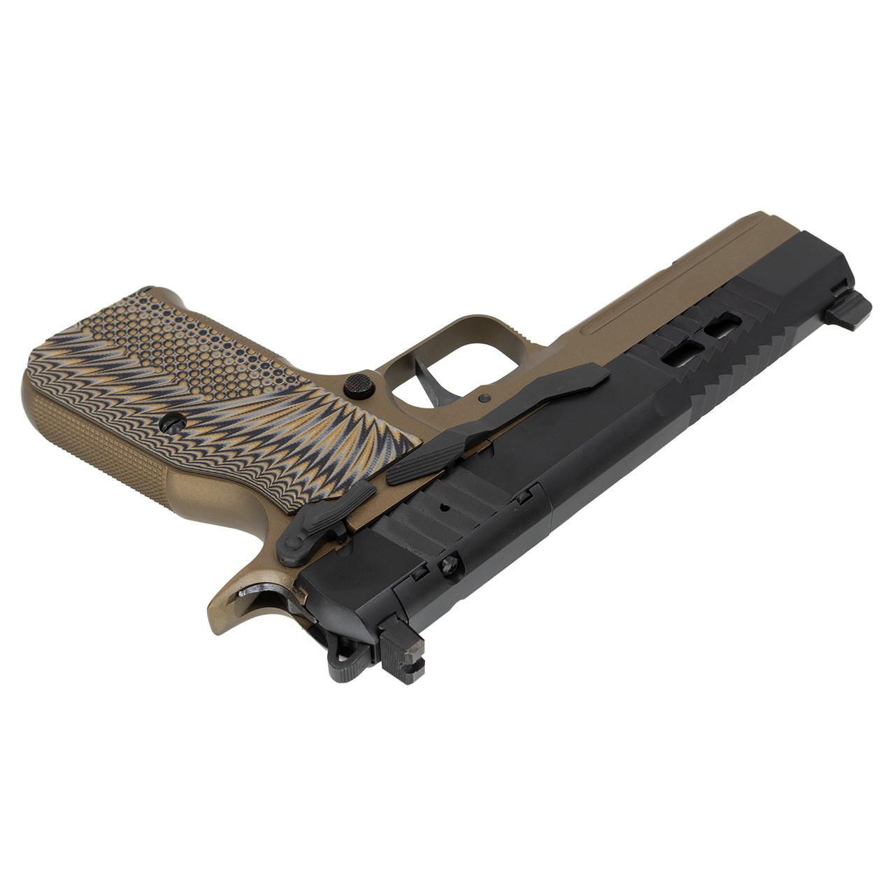SDS Imports Inglis 2035 Handgun 9mm Luger 15rd Magazines(2) 4.7" Barrel Bronze & Black Cerakote Picture of SDS Arms Inglis 2035 9mm 2-15rd Mag Cerakote Bronze & Black