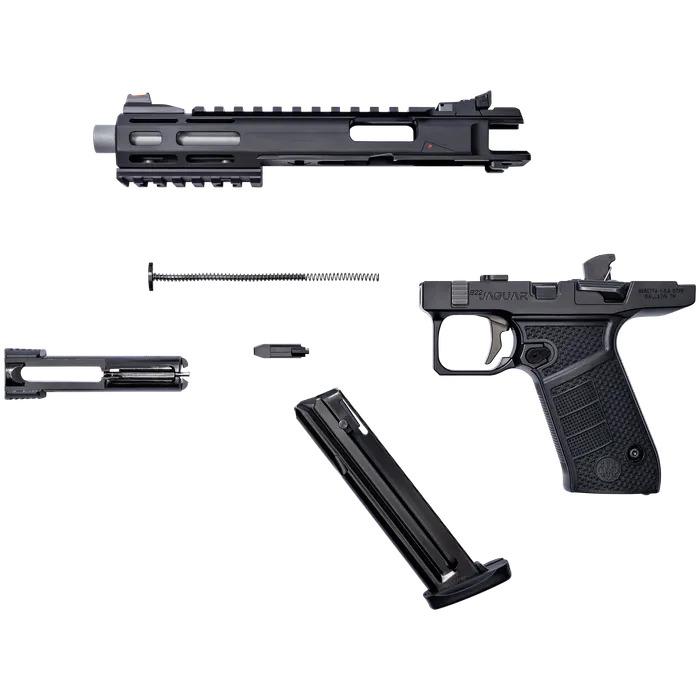 Beretta B22 Jaguar SAO Handgun .22 LR 15rd Magazines(2) 5.25" Threaded Tact Metal Barrel Black Frame Picture of Beretta U.S.A. Beretta B22 Jaguar SAO BLK 5.25In 22LR 15Rd Tac Metal w/Thrd Bbl