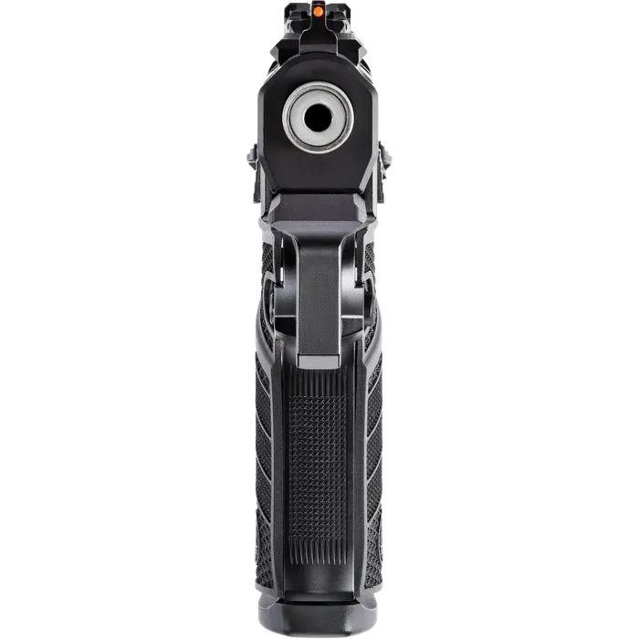 Beretta B22 Jaguar SAO Handgun .22 LR 15rd Magazines(2) 5.25" Threaded Tact Metal Barrel Black Frame Picture of Beretta U.S.A. Beretta B22 Jaguar SAO BLK 5.25In 22LR 15Rd Tac Metal w/Thrd Bbl