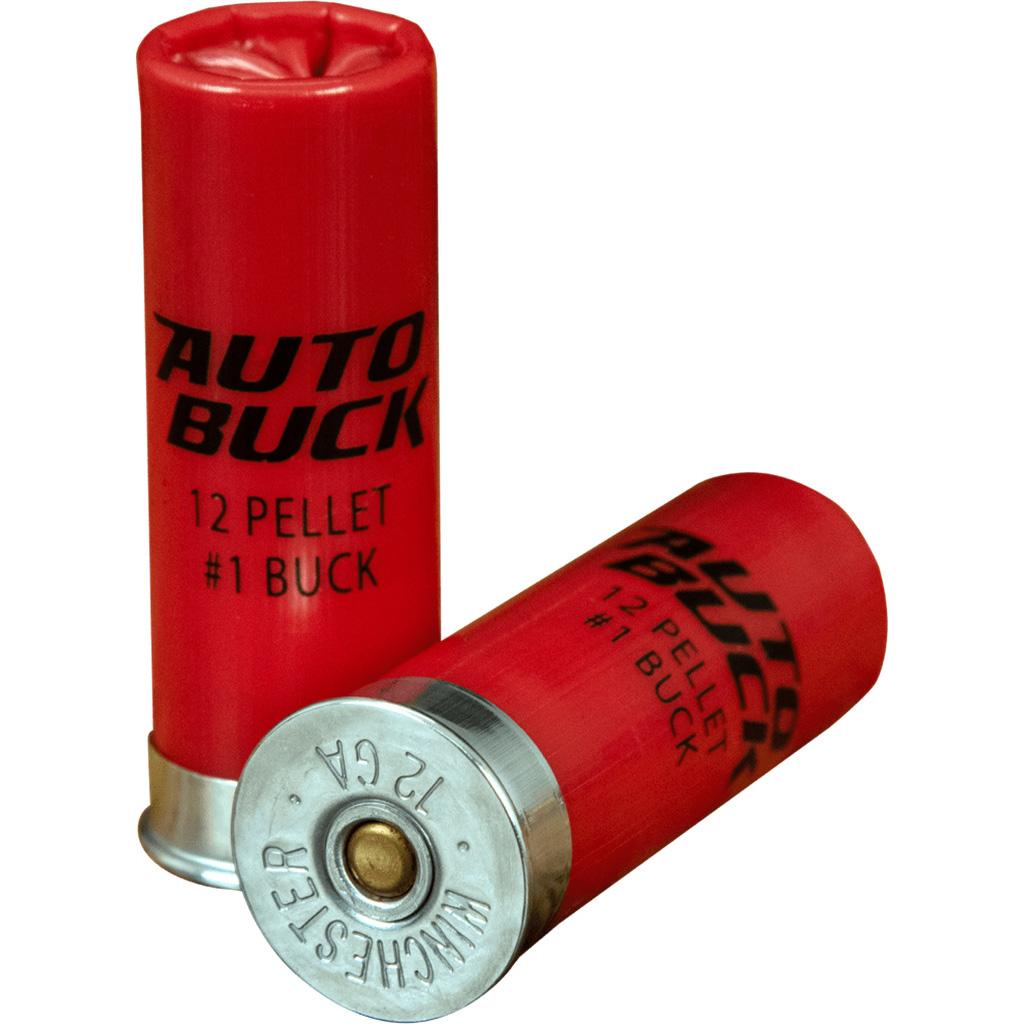 Winchester Autobuck Shotshells 12ga 2-3/4" 12plts 1325 fps #1 5/ct Picture of Winchester Ammunition WINCHESTER BUCKSHOT 12 GA 2-3/4'' #1 5/RDS