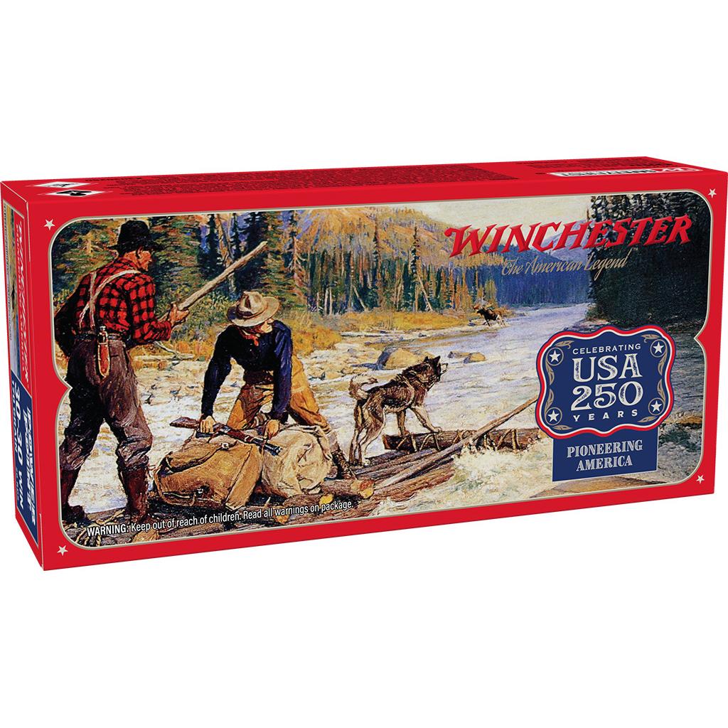 Winchester USA 250th Anniversary Power Point Rifle Ammunition 30-30 Win 170gr SP 2200 fps 20/ct Picture of Winchester Ammunition WINCHESTER USA 250TH 30-30 WIN 170 GR POWER-POINT 20 ROUNDS