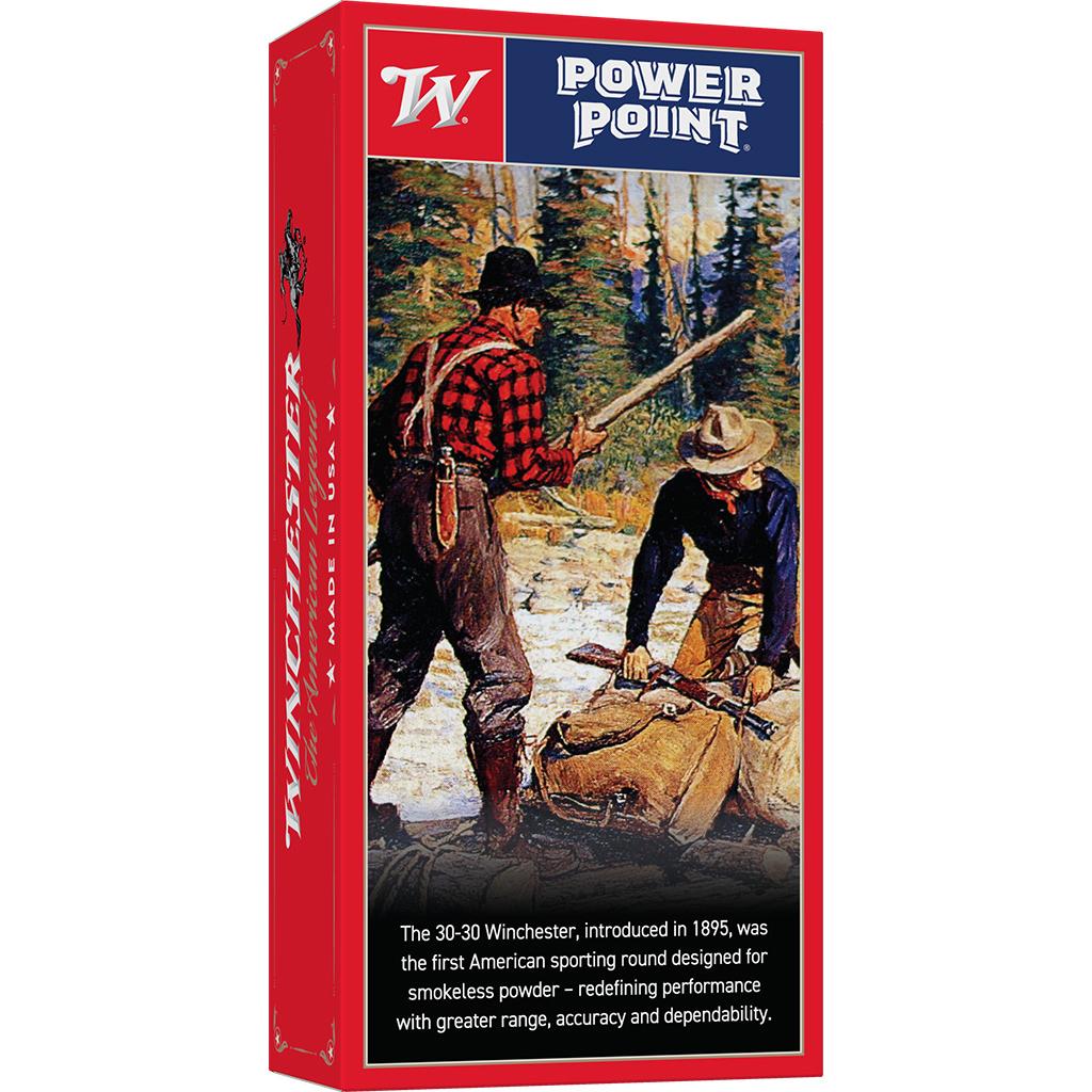 Winchester USA 250th Anniversary Power Point Rifle Ammunition 30-30 Win 170gr SP 2200 fps 20/ct