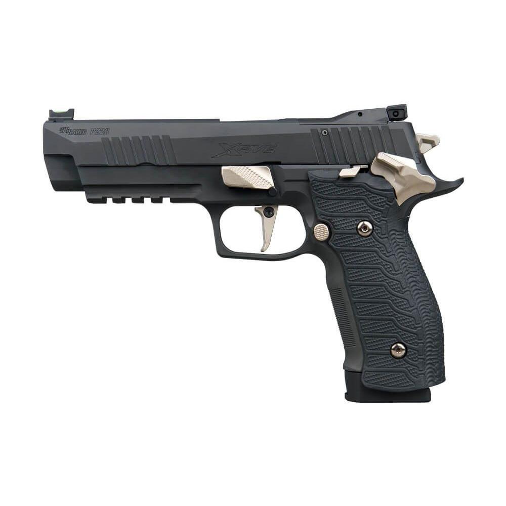 Sig Sauer P226 X-Five Nightmare Black Handgun 9mm Luger 10rd Magazines(3) 5" Barrel G10 Grips Sig Loc Pro Picture of Sig Sauer SIG P226 9MM 5IN X-FIVE NIGHTMARE BLK SAO G10 (3)10RD CUSTOM WORKS