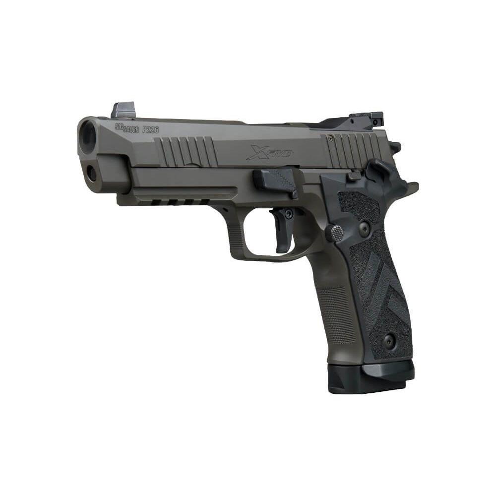 Sig Sauer P226 X-Five Legion SAO Handgun 9mm Luger 10rd Magazines(3) 4.4" Barrel Suppressor High Sights TXG Grip Comp Slide Picture of Sig Sauer SIG P226 9MM 4.4IN LEGION SAO AS TXG GRIP (3)10RD COMP