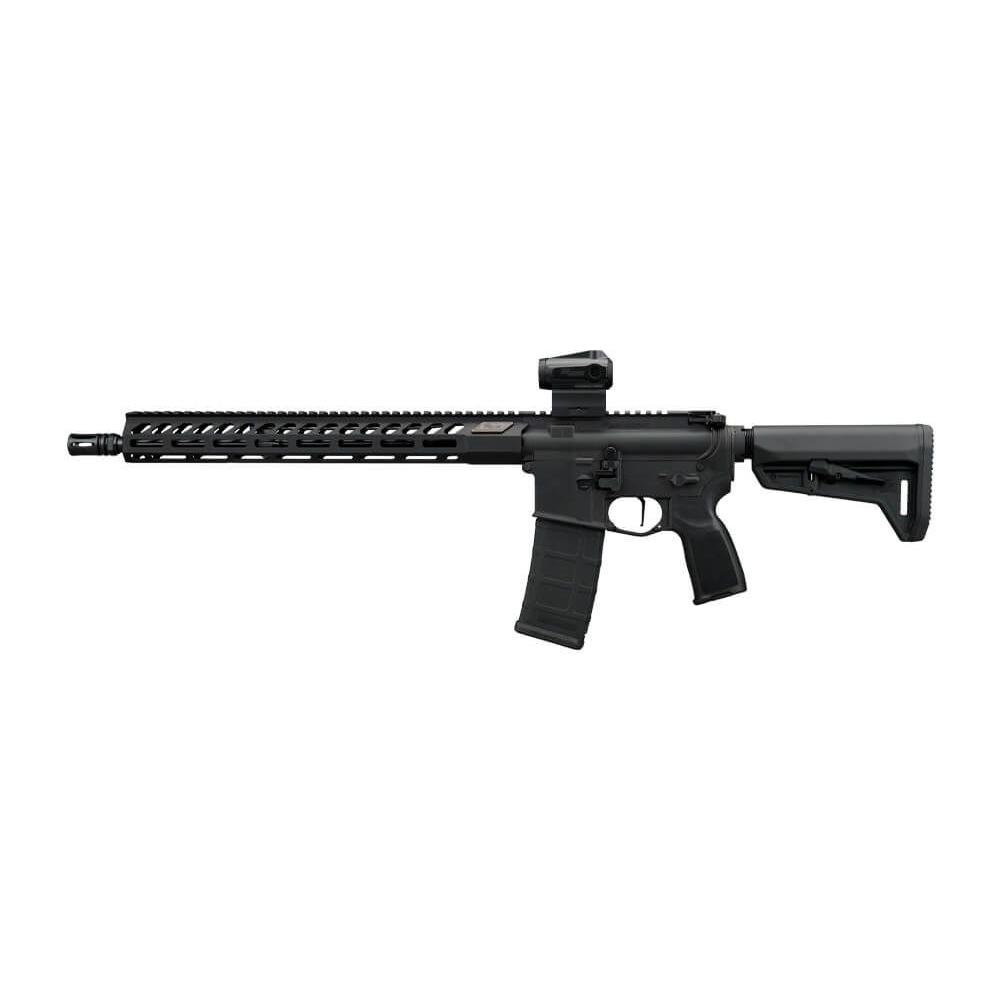 Sig Sauer M400 Forge Black Rifle 5.56 NATO 10rd Magazine 16" Barrel ROMEO-MSR GEN II Adjustable Stock M-LOK Handguard CA Compliant Picture of Sig Sauer SIG M400 5.56NATO 16IN BBL FRGE BLK ROMEO-MSR GEN II FXD STK MLOK HG 10RDCA