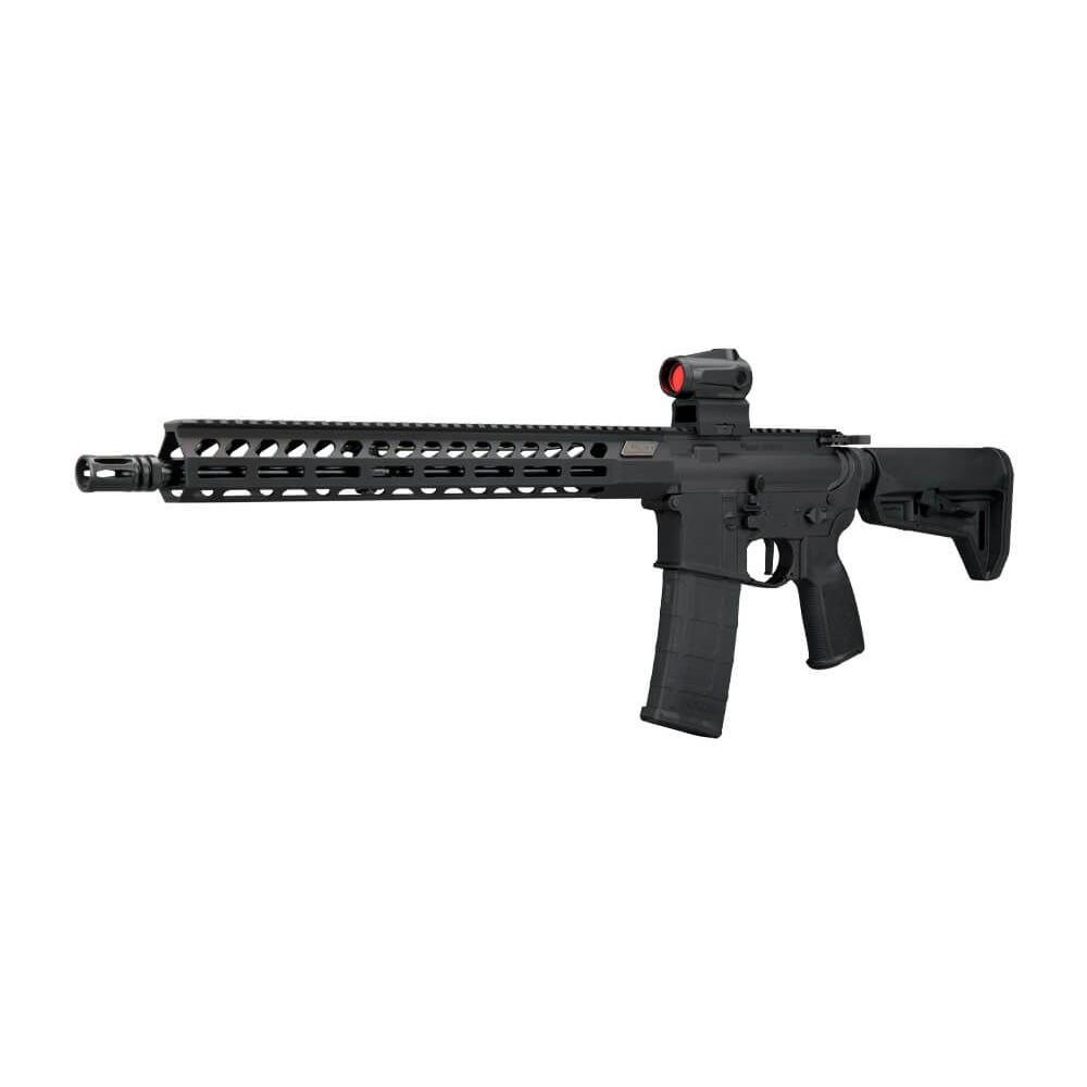Sig Sauer M400 Forge Black Rifle 5.56 NATO 30rd Magazine 16" Barrel ROMEO-MSR GEN II Adjustable Stock M-LOK Handguard Picture of Sig Sauer SIG M400 5.56NATO 16IN BBL FRGE BLK ROMEO-MSR GEN II TELE STK MLOK HG 30RD