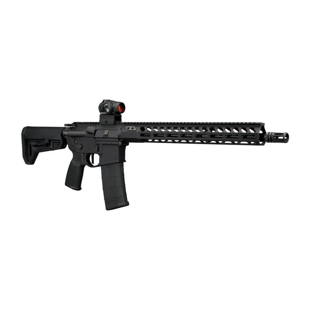 Sig Sauer M400 Forge Black Rifle 5.56 NATO 10rd Magazine 16" Barrel ROMEO-MSR GEN II Adjustable Stock M-LOK Handguard Picture of Sig Sauer SIG M400 5.56NATO 16IN BBL FRGE BLK ROMEO-MSR GEN II TELE STK MLOK HG 10RD
