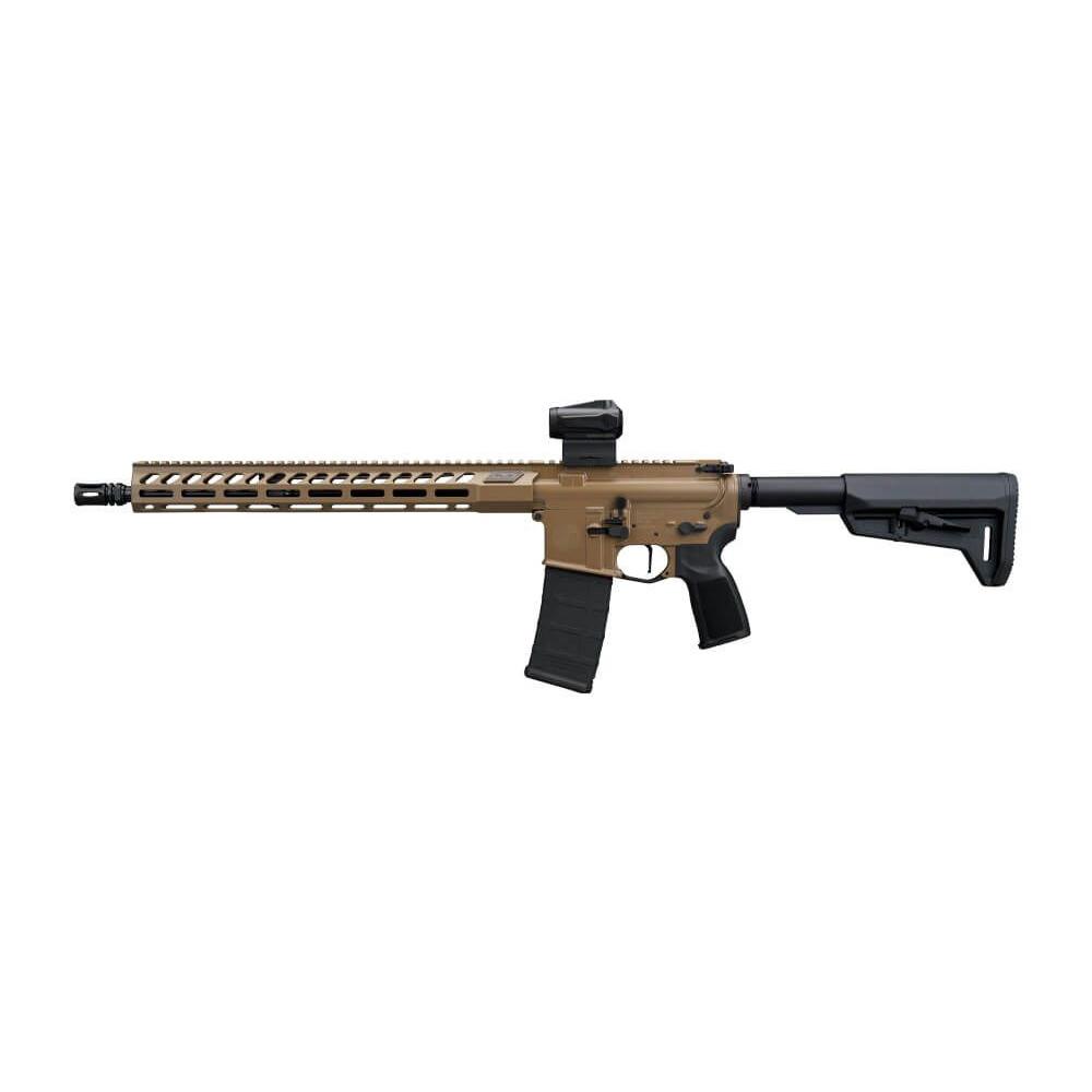 Sig Sauer M400 Forge FDE Rifle 5.56 NATO 30rd Magazine 16" Barrel ROMEO-MSR GEN II Adjustable Stock M-LOK Handguard Picture of Sig Sauer SIG M400 5.56NATO 16IN BBL FRGE FDE ROMEO-MSR GEN II TELE STK MLOK HG 30RD