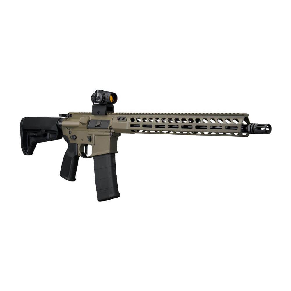 Sig Sauer  M400 Forge Moos Green Rifle 5.56 NATO 30rd Magazine 16" Barrel ROMEO-MSR GEN II Adjustable Stock M-LOK Handguard Picture of Sig Sauer SIG M400 5.56NATO 16IN BBL FRGE MOSSGRN ROMEO-MSRGEN II TELSTK MLOK HG 30RD