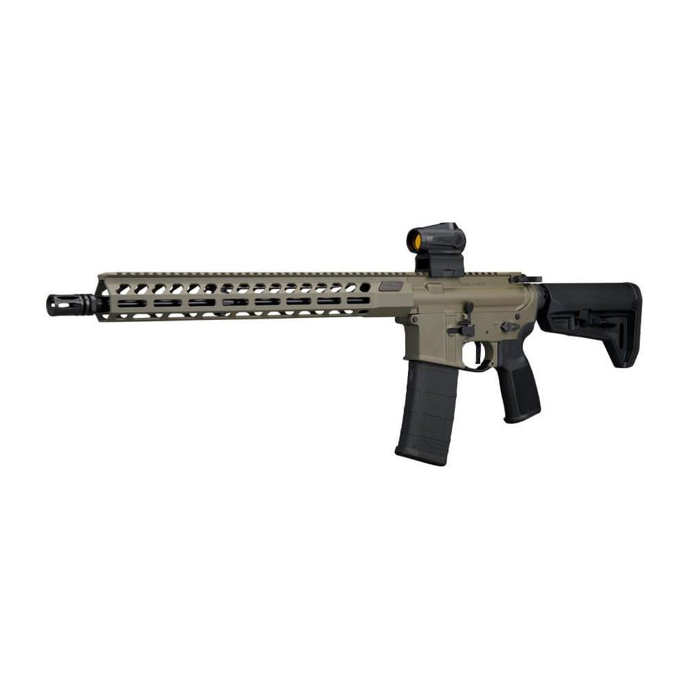 Sig Sauer  M400 Forge Moos Green Rifle 5.56 NATO 30rd Magazine 16" Barrel ROMEO-MSR GEN II Adjustable Stock M-LOK Handguard Picture of Sig Sauer SIG M400 5.56NATO 16IN BBL FRGE MOSSGRN ROMEO-MSRGEN II TELSTK MLOK HG 30RD