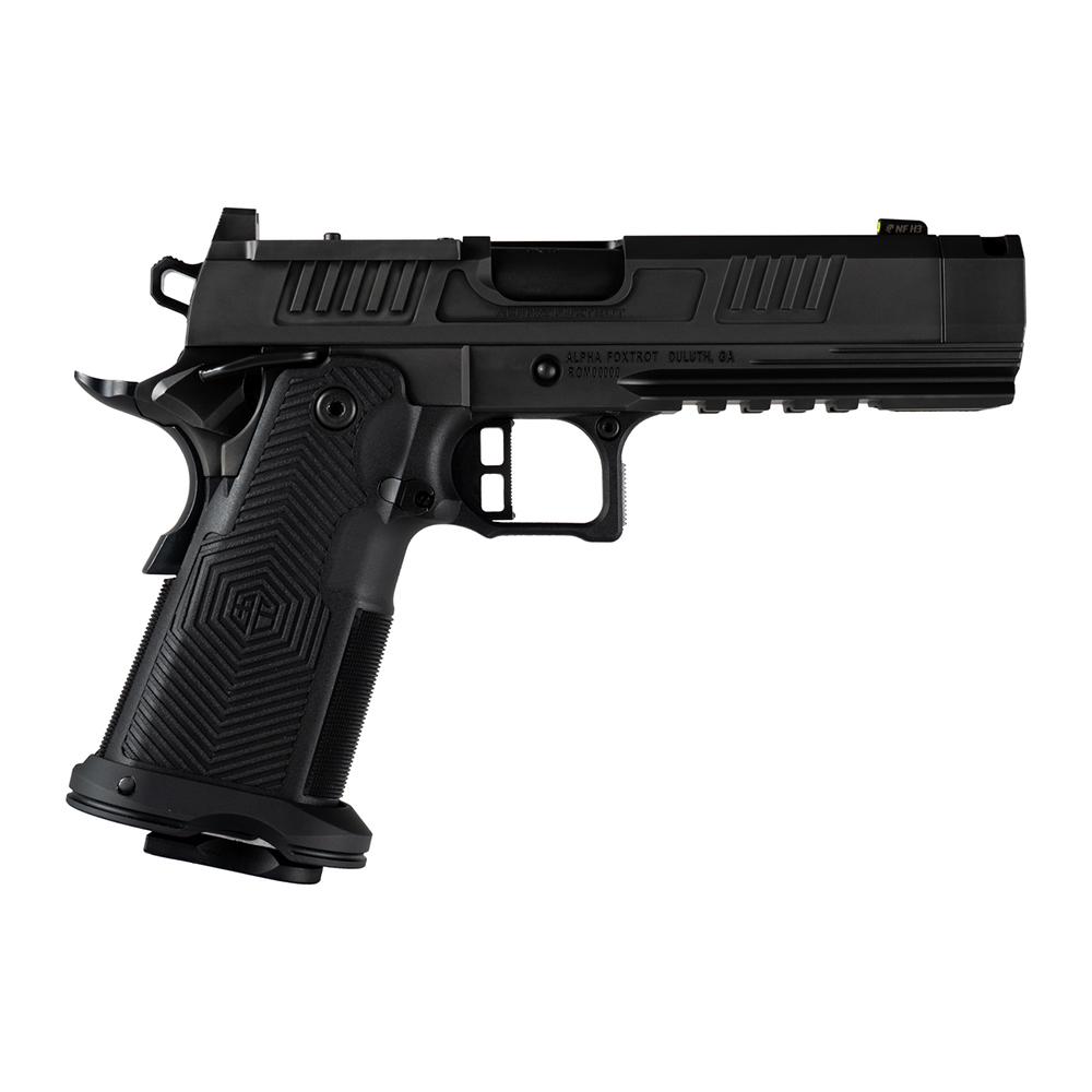Alpha Foxtrot AF1911-Romulus Handgun 9mm Luger 20rd (5) Magazines 4.25" Compensated Threaded Barrel Black MOS Cut