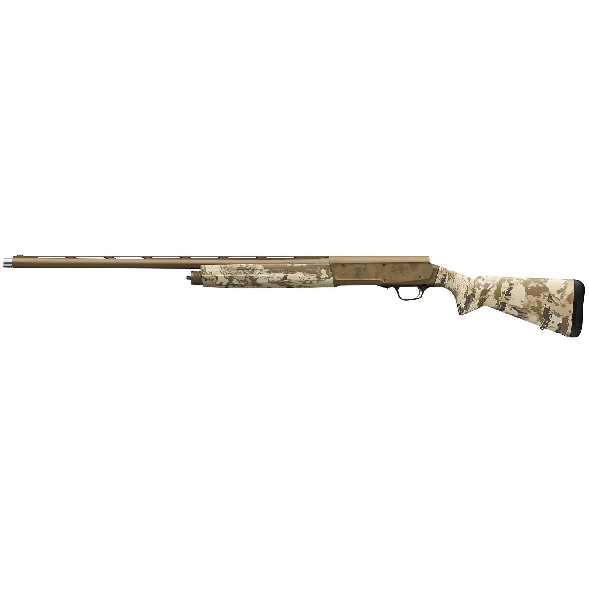 Browning A5 Wicked Wing Auric Semi-Auto Shotgun 20ga 3" Chamber 3rd Capacity 28'' Barrel Composite Stock Picture of Browning Firearms Brwning A5 AURIC 20ga 3in 28'' BBL 3 Inv DS 3Rd Shotgun