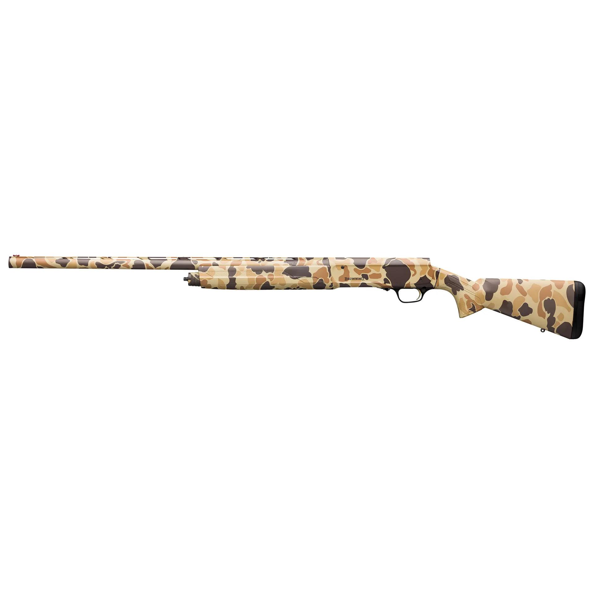 Browning A5 Vintage Tan Semi-Auto Shotgun 20ga 3" Chamber 3rd Capacity 28'' Barrel Wood Stock Picture of Browning Firearms Brwning A5 VTAN 20ga 3in 28'' BBL 3 Inv DS 3Rd Shotgun