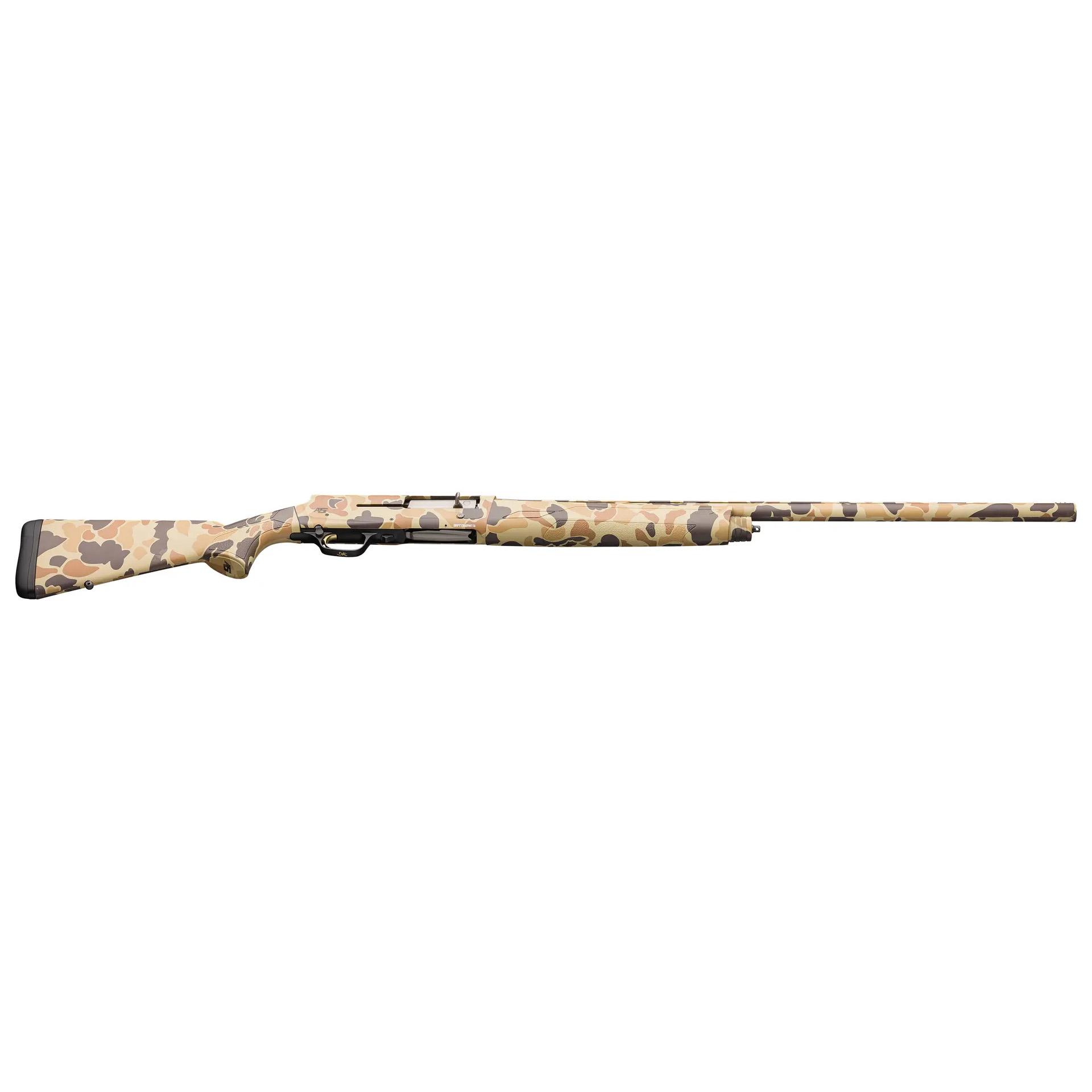 Browning A5 Vintage Tan Semi-Auto Shotgun 20ga 3" Chamber 3rd Capacity 26'' Barrel Wood Stock Picture of Browning Firearms Brwning A5 VTAN 20ga 3in 26'' BBL 3 Inv DS 3Rd Shotgun
