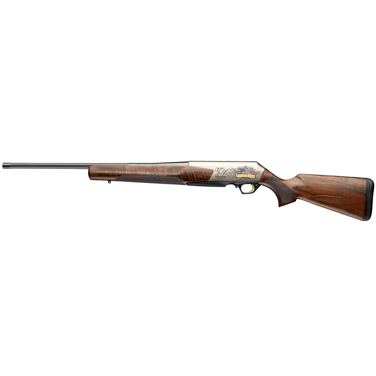 Browning BAR MK 4 Medallion Auto Loading Americana Rifle 7mm Rem Mag 3rd Capacity 24" Barrel Walnut Stock Picture of Browning Firearms Brwng BAR MK4 MED AMERICANA 7MM 24in 3rd