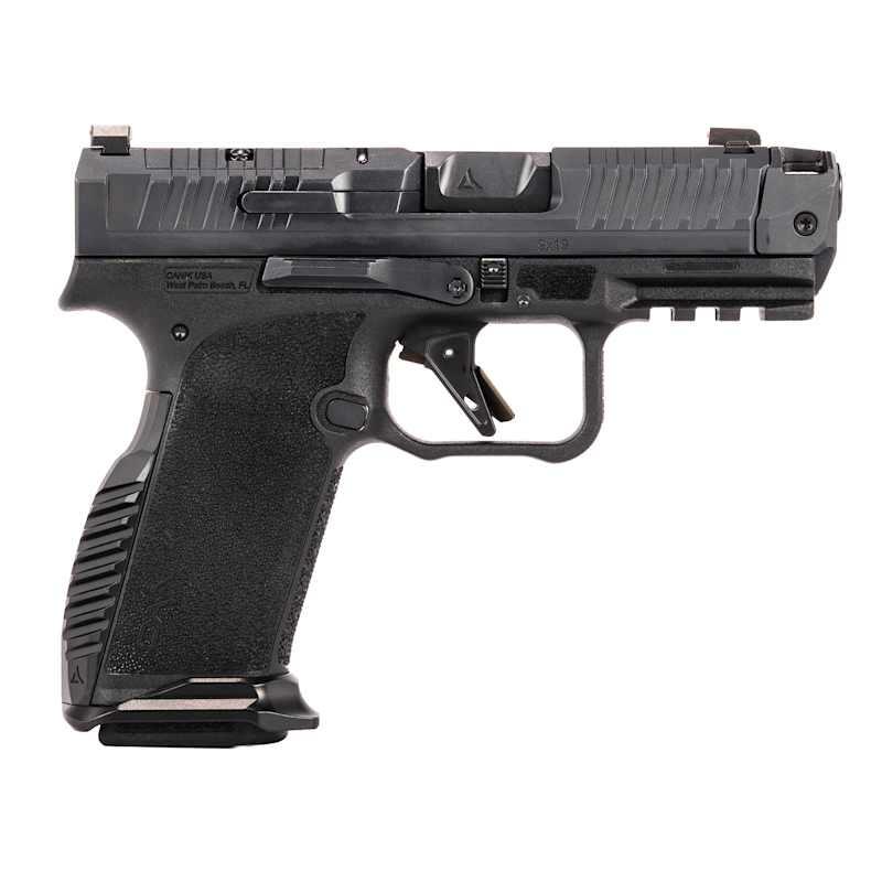 Canik Prime Radian Handgun 9mm Luger 10rd Magazines(2) 3.83" Comp Barrel Optic Ready Black