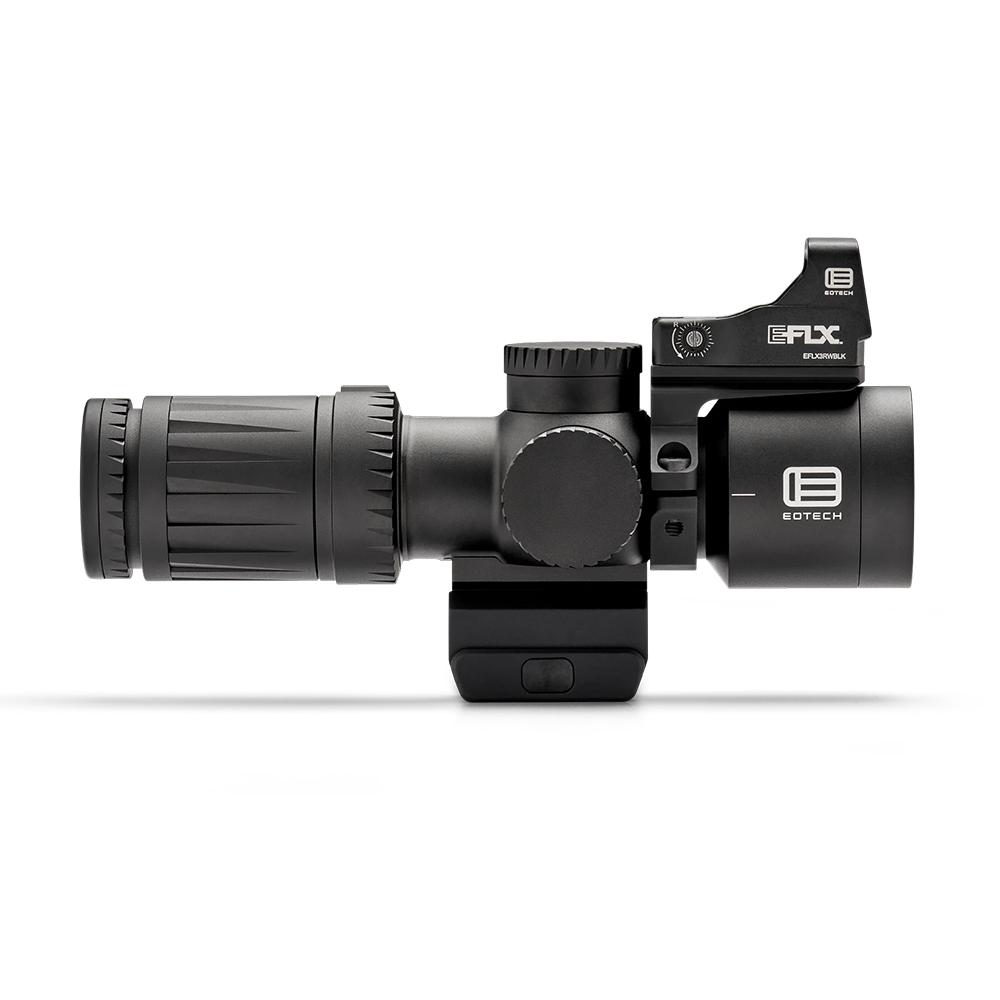Eotech Vudu Rifle Scope EFLX & Ring Mount Package 4-12x36 FFP MR5 Black Picture of Eotech Eotech Vudu 4-12x36 FFP Ultra-Short MR5 Ret MRAD Pkg Scope/Mnt/EFLX w/mnt