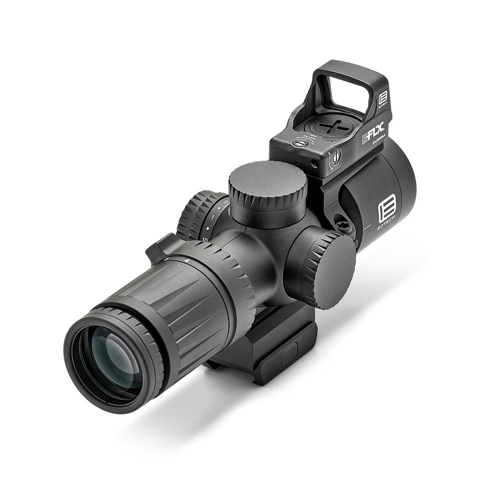 Eotech Vudu Rifle Scope EFLX & Ring Mount Package 4-12x36 FFP MD5 Black Picture of Eotech Eotech Vudu 4-12x36 FFP Ultra-Short MD5 Ret MRAD Pkg Scope/Mnt/EFLX w/mnt