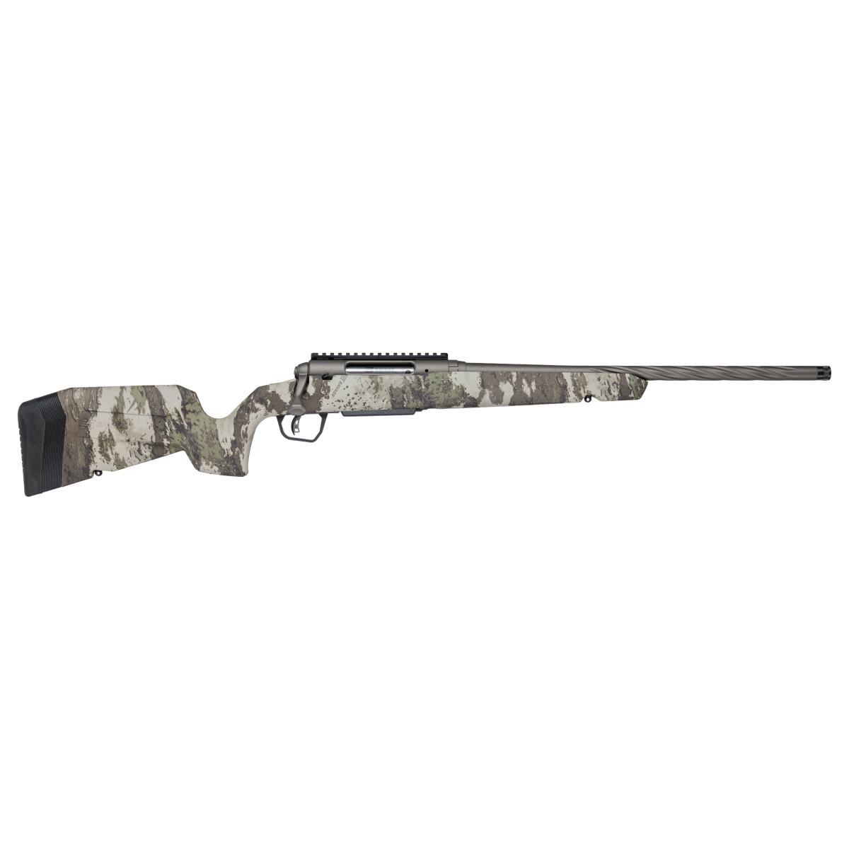 SAVAGE AXIS 2 PRO WOODLAND 7mm-08 Rem 4Rd Magazine (1) 20'' Threaded Spiral Fluted Barrel