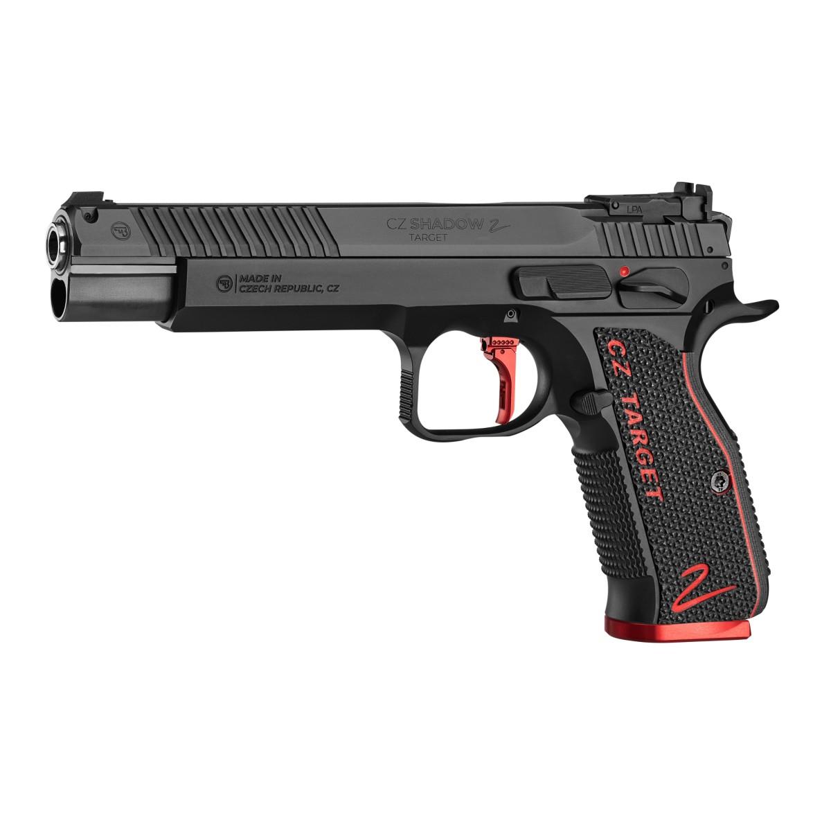 CZ SHADOW 2 TARGET 9MM 17RD Magazine (3)  6" Barrel Black Picture of Cz-Usa Firearms CZ SHADOW 2 TARGET 9MM 17RD 6IN BLACK