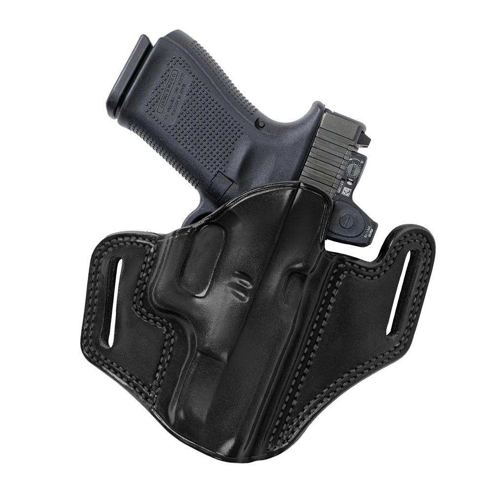 Galco Combat Master 2.0 Belt Holster for Glock 17 Gen 1-6 With or Without Red Dot Black RH