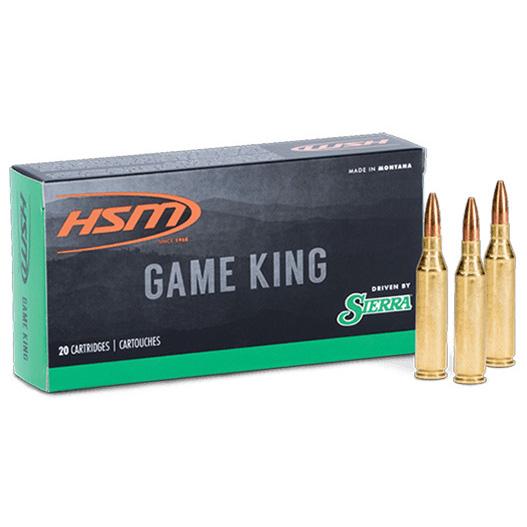 HSM Gameking Rifle Ammunition .284 Winchester 160gr SBT 2750 fps 20/ct Picture of Hunting Shack DBA HSM Munitions HSM Gameking .284 Winchester 160gr SBT 20 Rounds Ammo