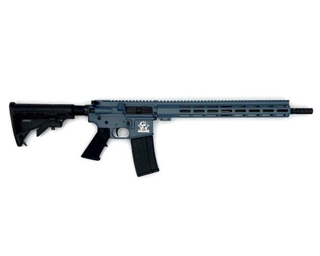 GLFA 223 Wylde CA Compliant 10 Round Mag (1) 16'' Barrel Blue Titanium/SS Picture of 10 Ring GLFA 223 Wylde CA CompMag 16''Brl 10Rd Blue Titanium/SS