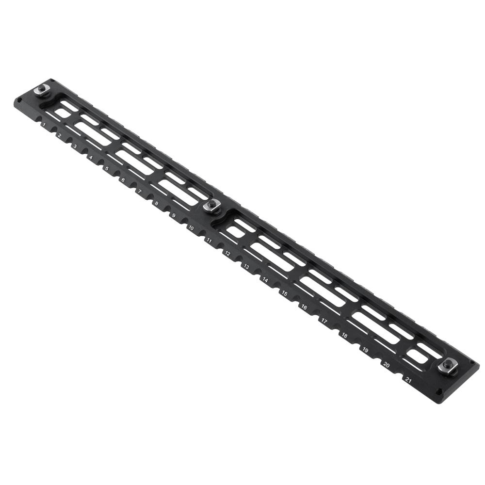 Leapers UTG Pro M-LOK Arca Rail 7075-T6 14.2" Black Picture of Leapers Inc. UTG Pro M-LOK Arca Rail 7075-T6 14.2'' Length
