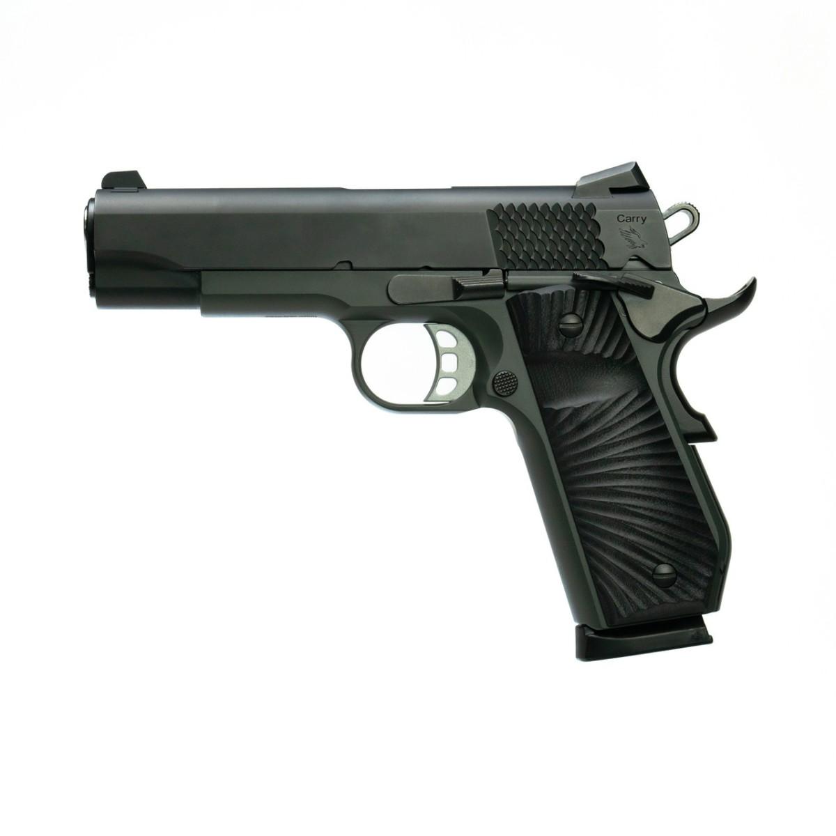 Tisas 1911 CARRY B9BA STINGRAY 9MM 10Rd Magazine (2) 4.25'' Barrel Black Picture of Tisas Arms Corp Tisas 1911 CARRY B9BA STINGRAY 9MM 4.25'' Black 2-10rd