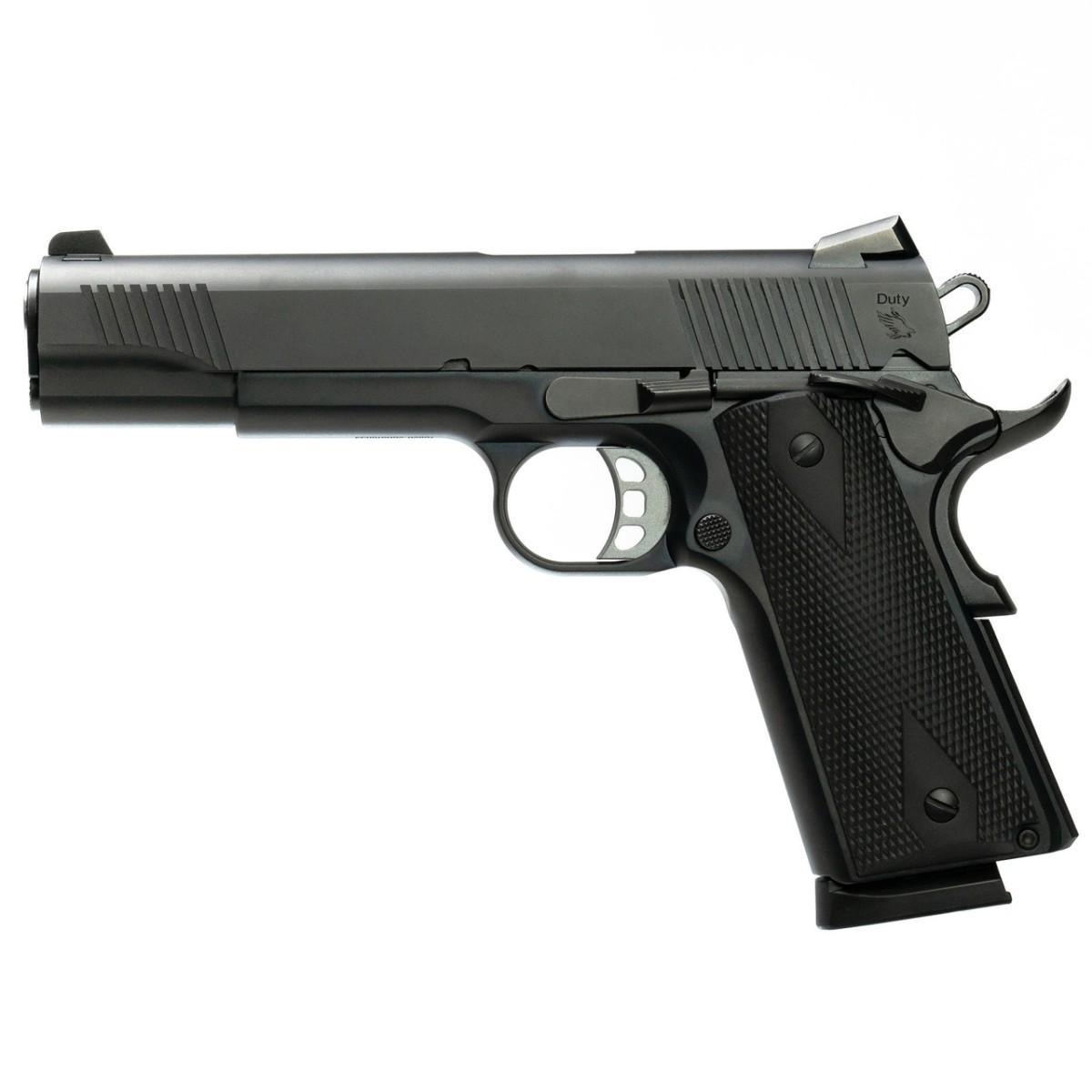 Tisas 1911 DUTY B9 9MM 9Rd Magazine (2) 5'' Barrel Cerakote Black Picture of Tisas Arms Corp Tisas 1911 DUTY B9 9MM 5'' Cerakote Black 2-9rd