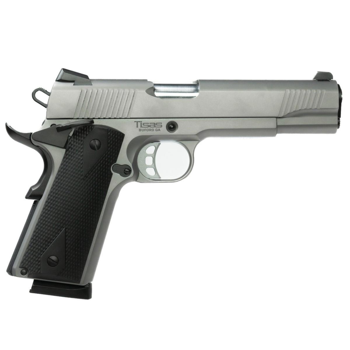 Tisas 1911 DUTY SS45 45ACP 8Rd Magazine (2) 5'' Barrel Stainless Steel