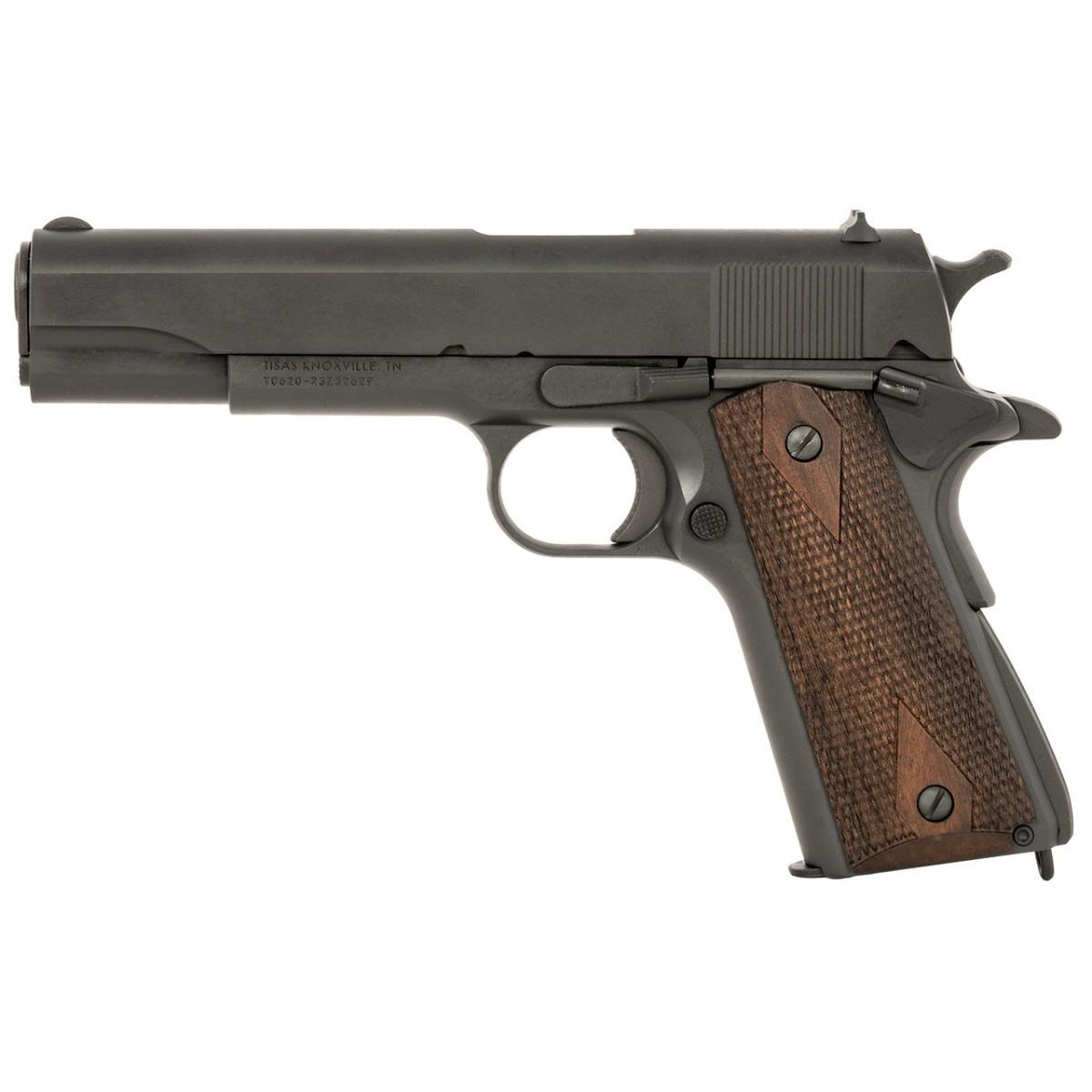 Tisas 1911A1 US ARMY  ''Armed Services Family''  9mm 7Rd Magazine (2) 5'' Barrel Parkerized Picture of Tisas Arms Corp Tisas 1911A1 US ARMY 9 ''Armed Services Family'' 9mm 5'' 2-7rd