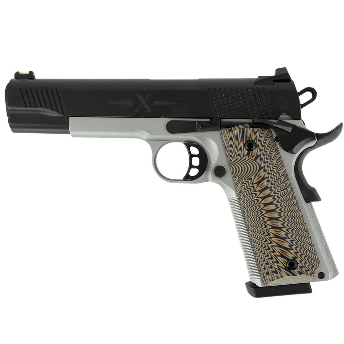 Tisas 1911 D10 10MM 8Rd Magazine 5'' Barrel Stainless Steel Frame Fiber Optic Sight Picture of Tisas Arms Corp Tisas 1911 D10 FO 10MM 5'' Stainless Steel Frame 2-8rd