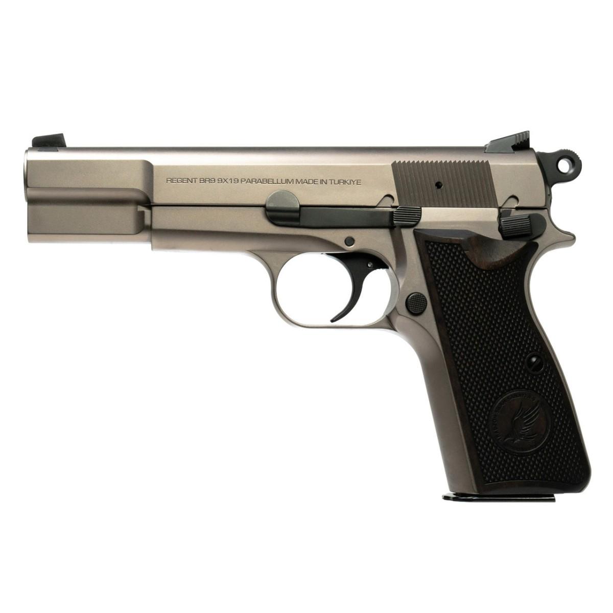 Tisas Regent BR9 Nickel 9mm 15 Rd Magazine (2) 4.67'' Barrel Picture of Tisas Arms Corp Tisas Regent BR9 Nickel Regent BR9 9mm 4.67'' barrel 2-15rd
